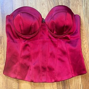 bebe bustier top